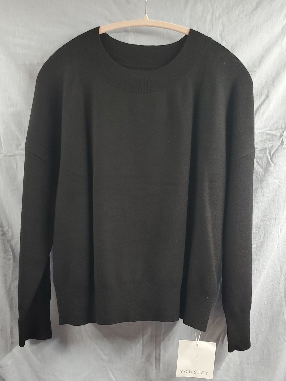 Black Women’s Crewneck Sweater